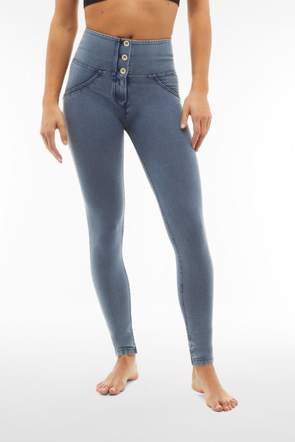 FREDDY Push-Up-Pants Blu Medio Jeans Blue Seams