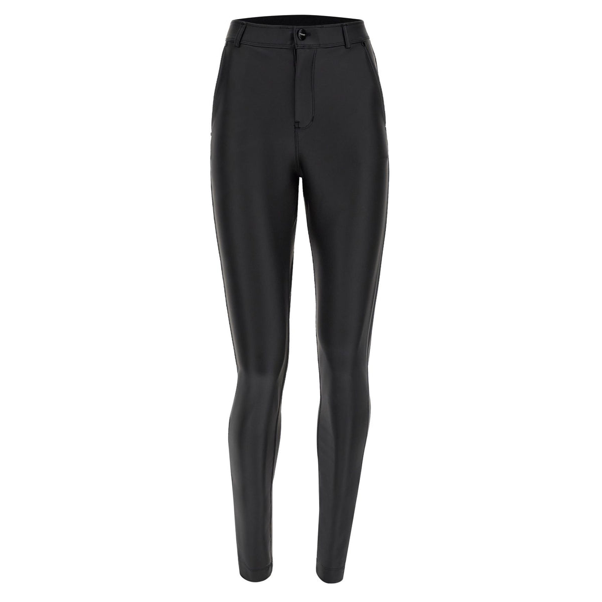 FREDDY Classic Faux Leather Pants | Black | BLACK2HF310N-