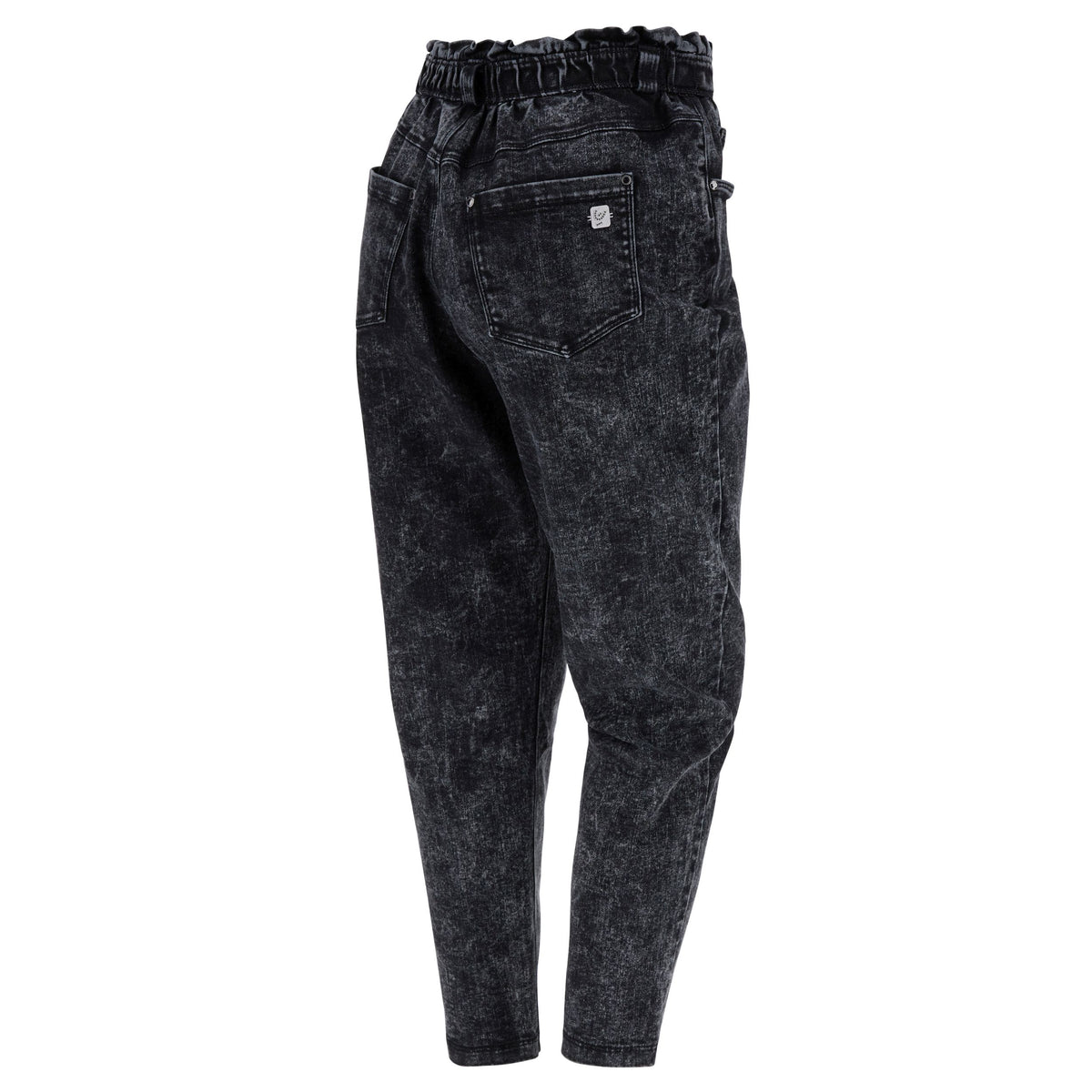 FREDDY Classic Jeans 7/8 | Bleached Black Jeans | BLACK5SHF201J83N-