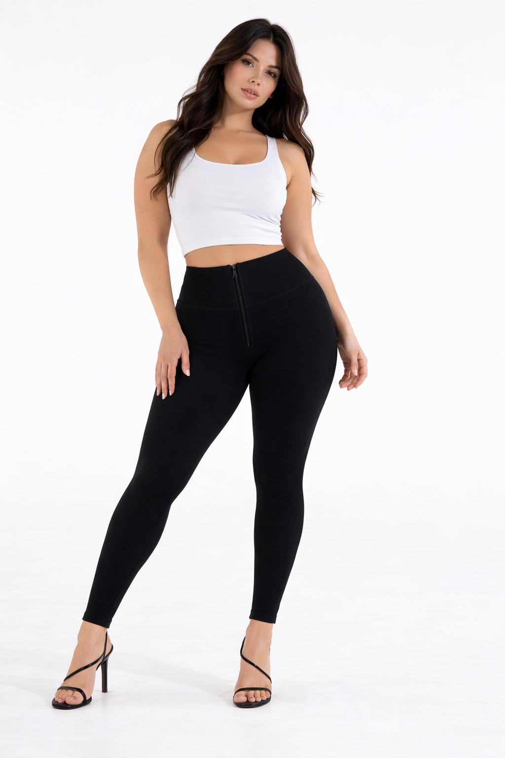 FREDDY WR.UP® Shaping Pants - Curvy | Black Jeans-seams on tone | WRUP4HC002NSJ7N-