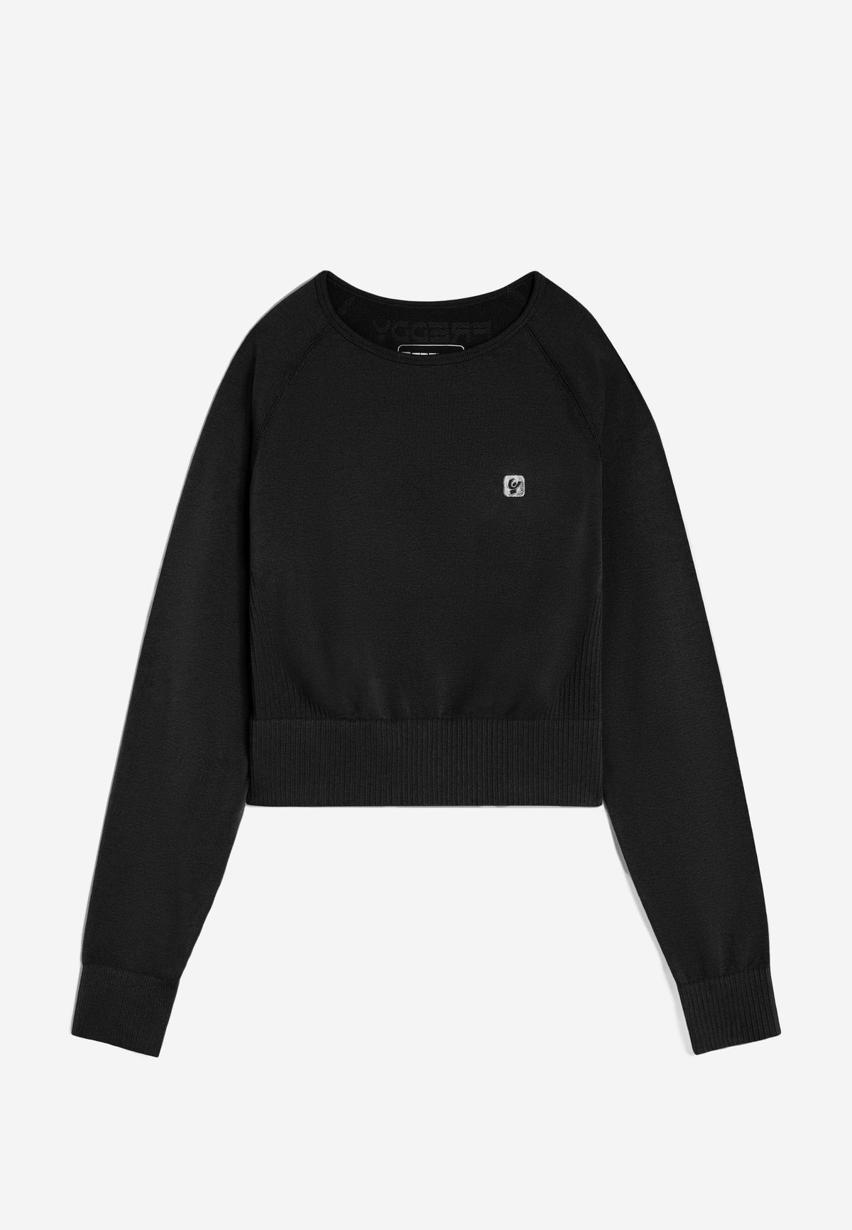 FREDDY Seamless Long Sleeve Top | Black | F3WSFT3N-