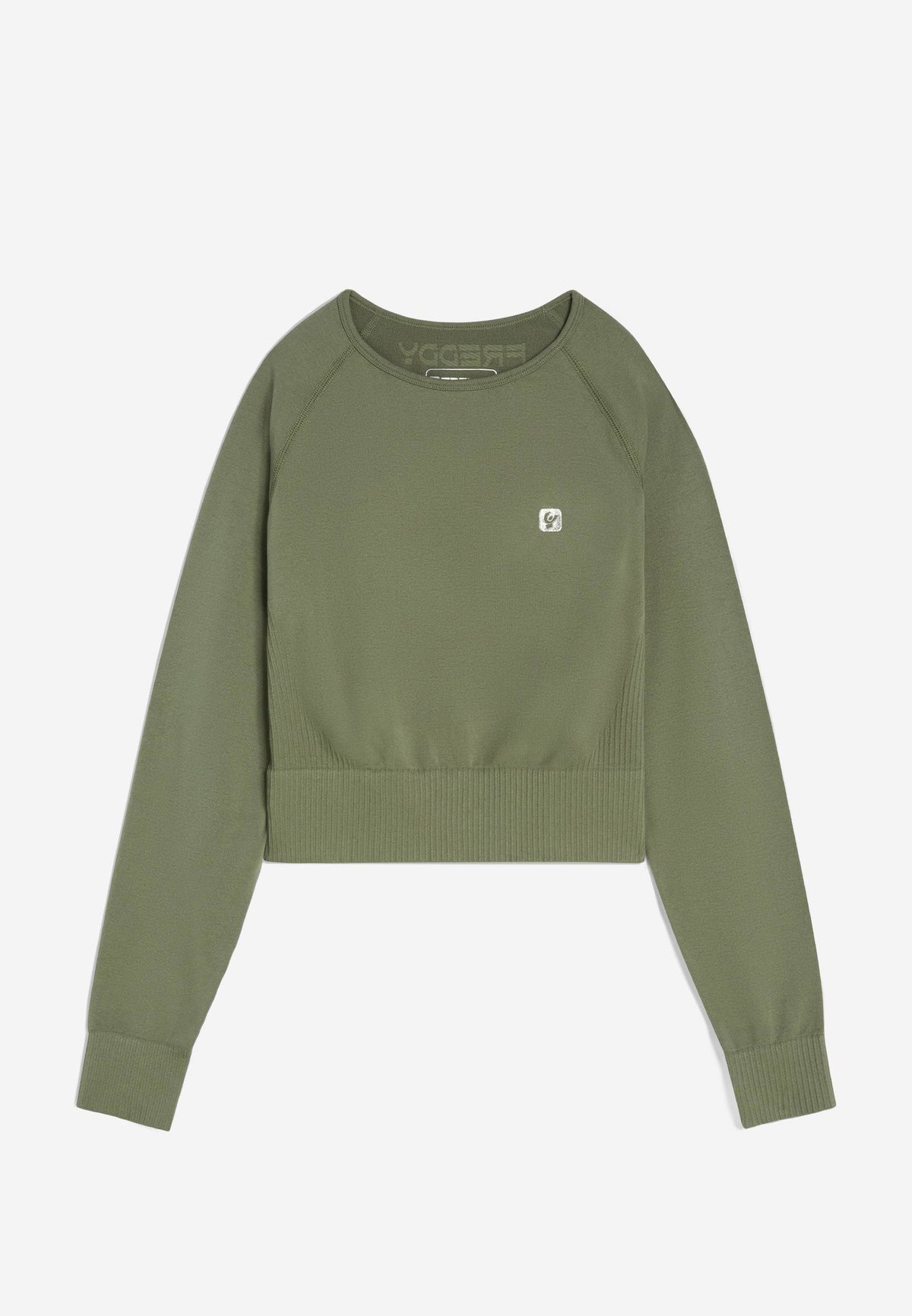 FREDDY Seamless Long Sleeve Top | Beetle Green