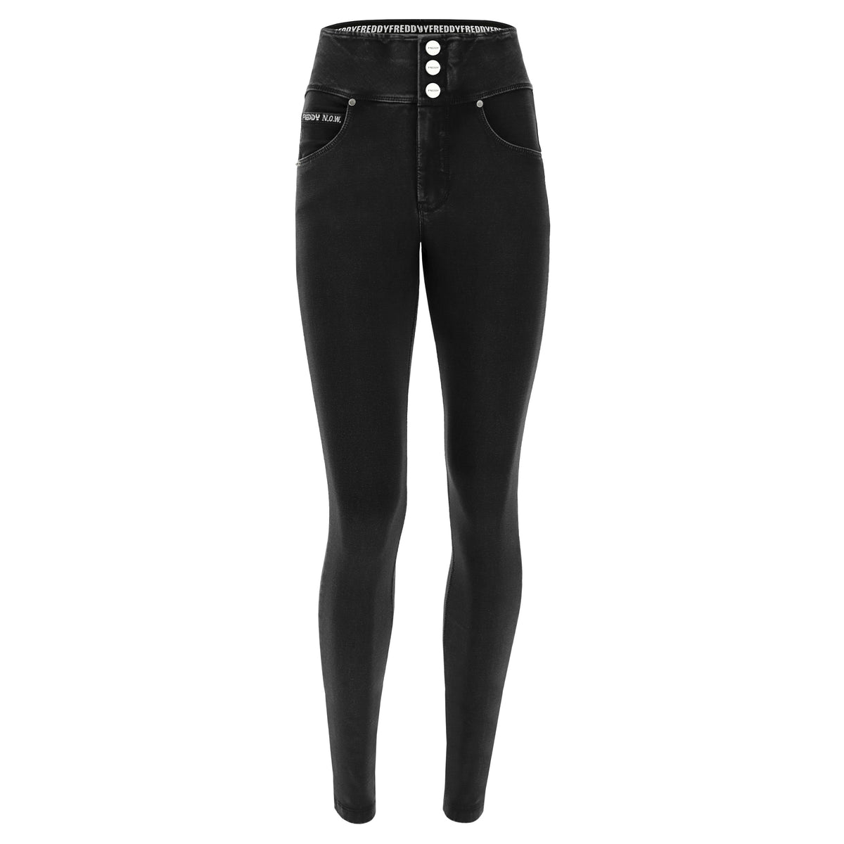 FREDDY N.O.W.® Pants | Black Jeans-seams on tone | NOW1HC002ORGJ7N-