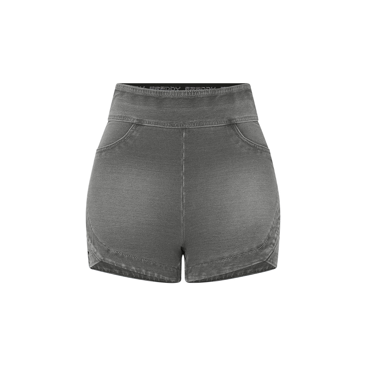 FREDDY N.O.W.® Shorts | Noir Jeans-seams sur ton | NOWY10HS2503ORGJ7N-