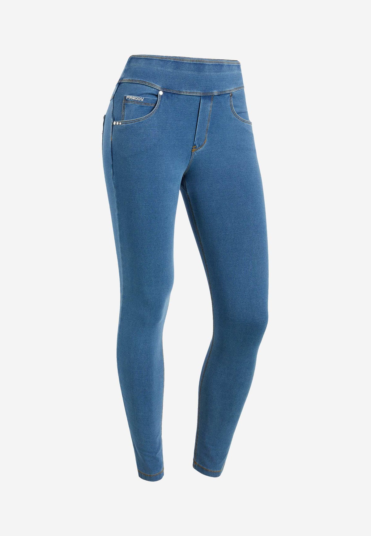 FREDDY N.O.W.® Pants | Light Blue Jeans - Light Blue Seams