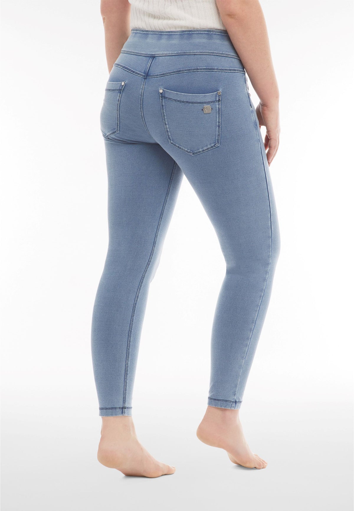 FREDDY N.O.W.® Pants | Light Blue Jeans - Blue Seams | NOWY1MC002ORGJ107B