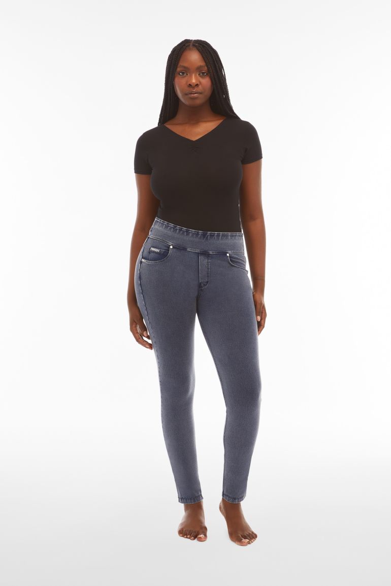 FREDDY Trousers | Denim Blu Scuro-Blue Seams | NOWY1MC002ORGJ109B-