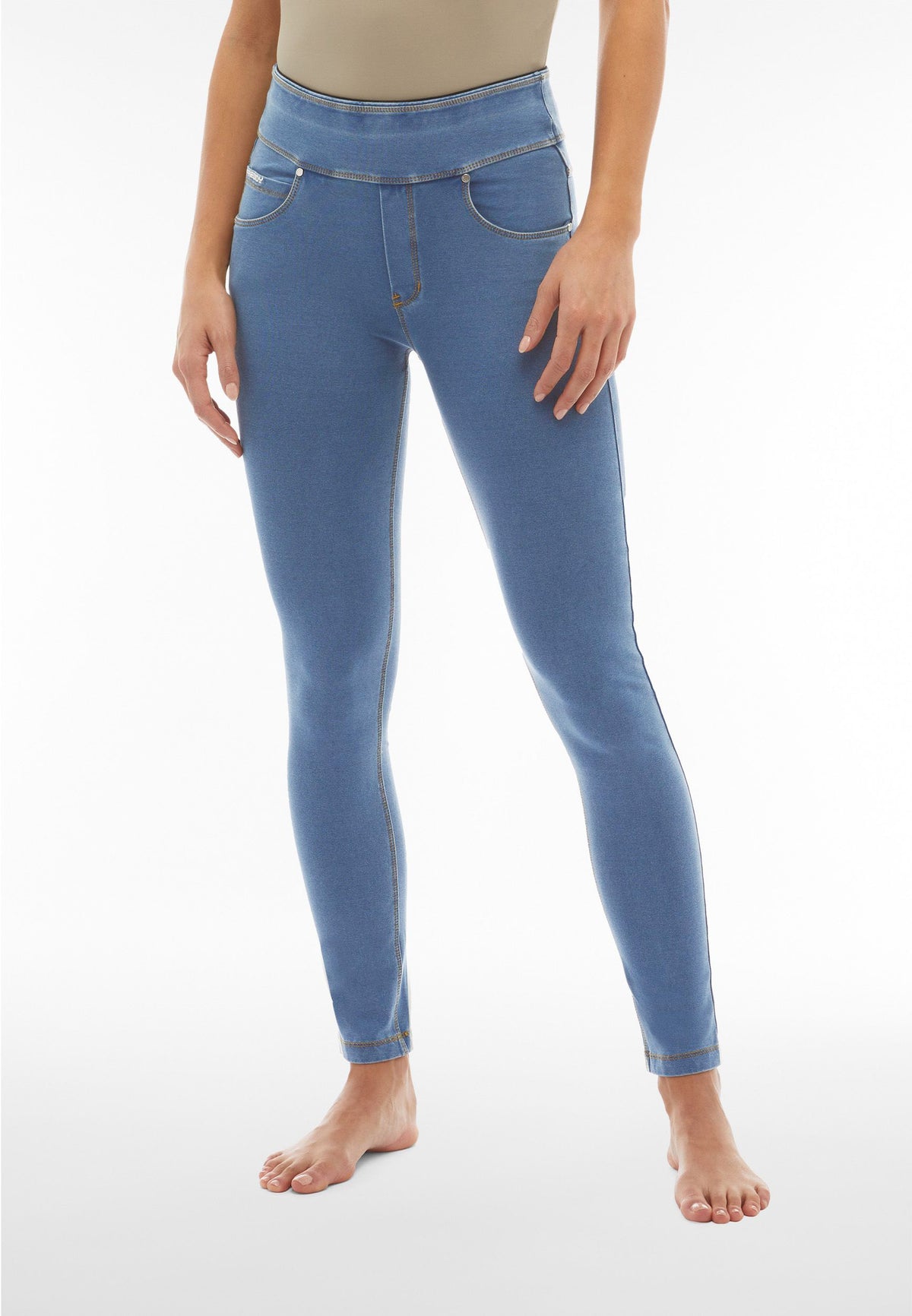 FREDDY N.O.W.® Pants | Light Blue Jeans - Light Blue Seams