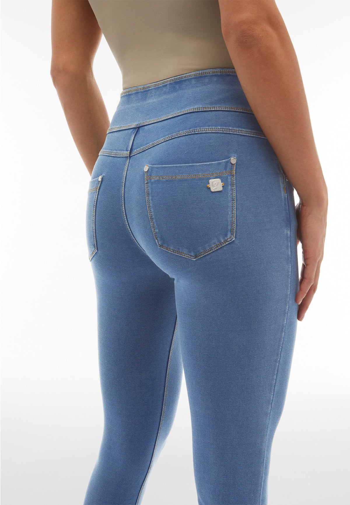 FREDDY N.O.W.® Pants | Light Blue Jeans - Light Blue Seams