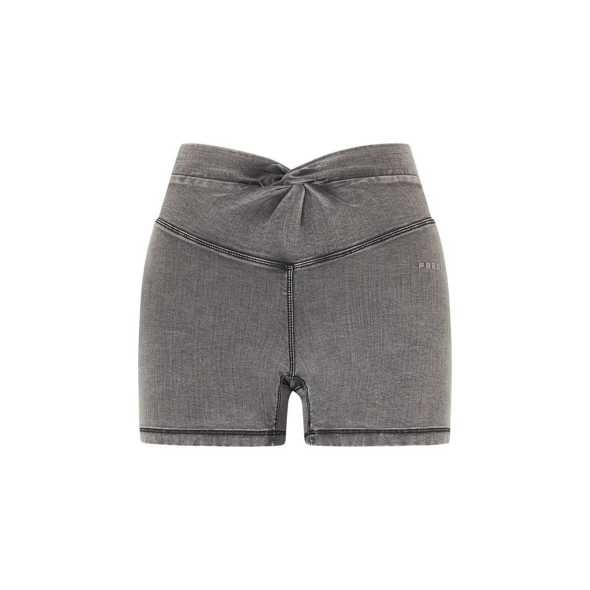 FREDDY N.O.W.® Shorts | Light Grey Jeans - Black Seams | NOWYL9HS2503ORGJ3N-