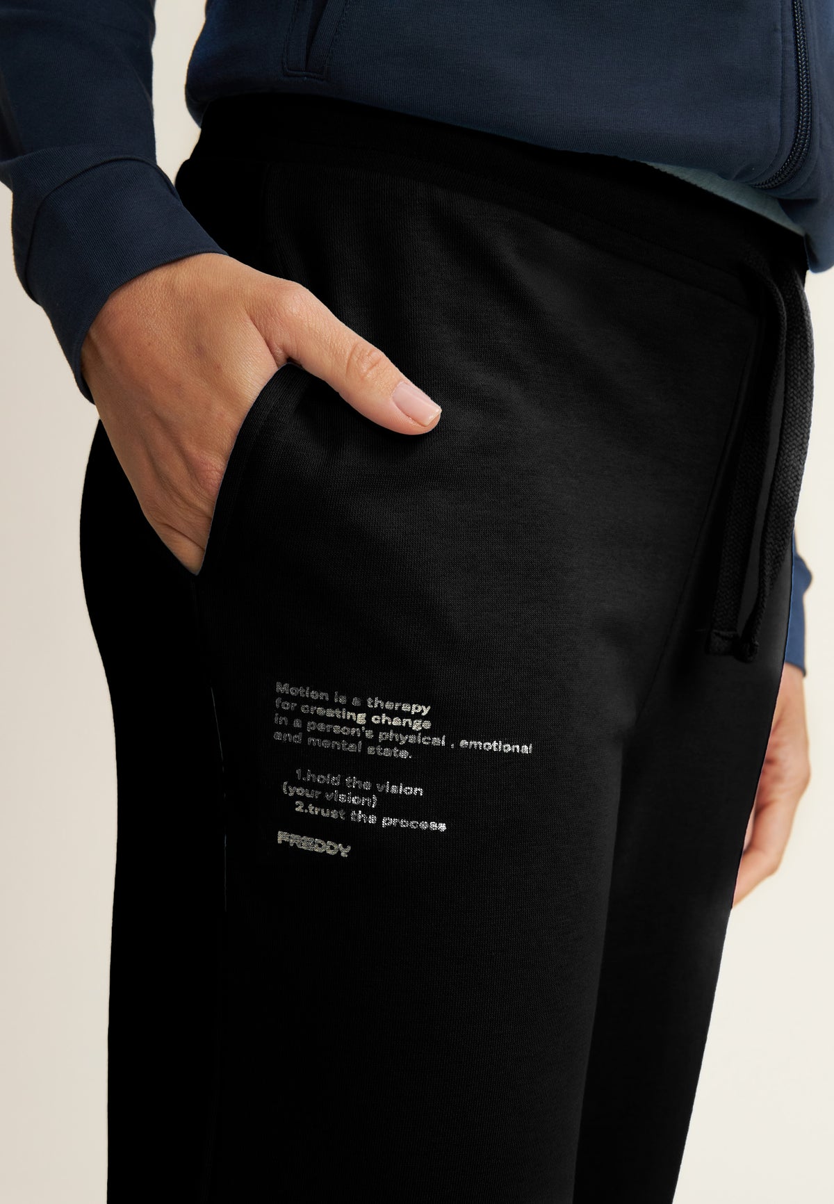 FREDDY Sweatpants | Anthracite | S25WMCP5N28-