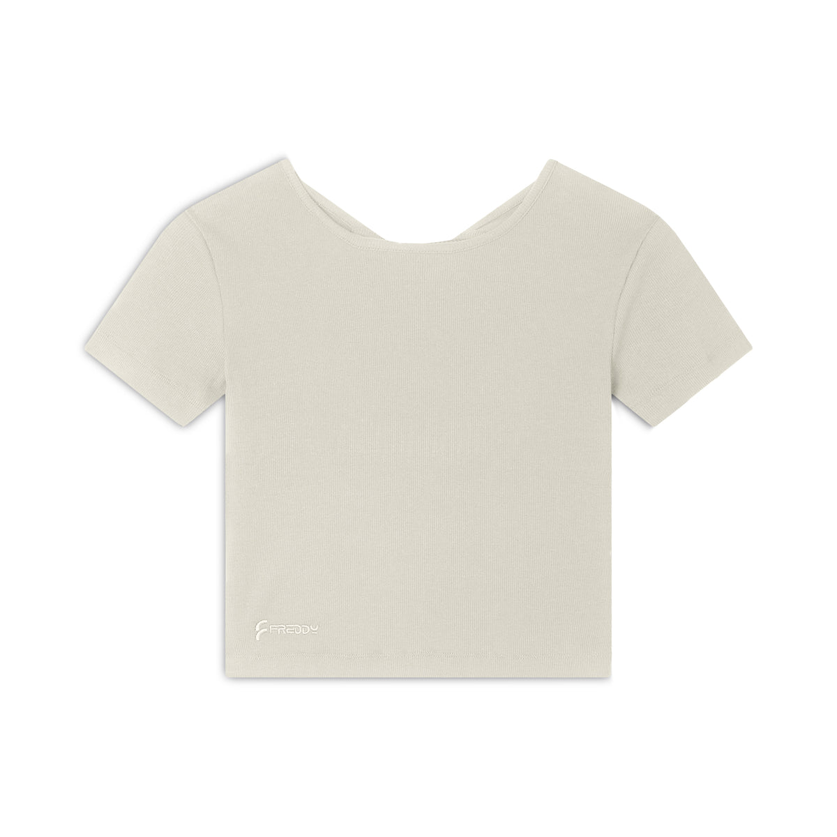 FREDDY T-shirt à manches courtes | Coconut Milk | S25WMCT4W77-