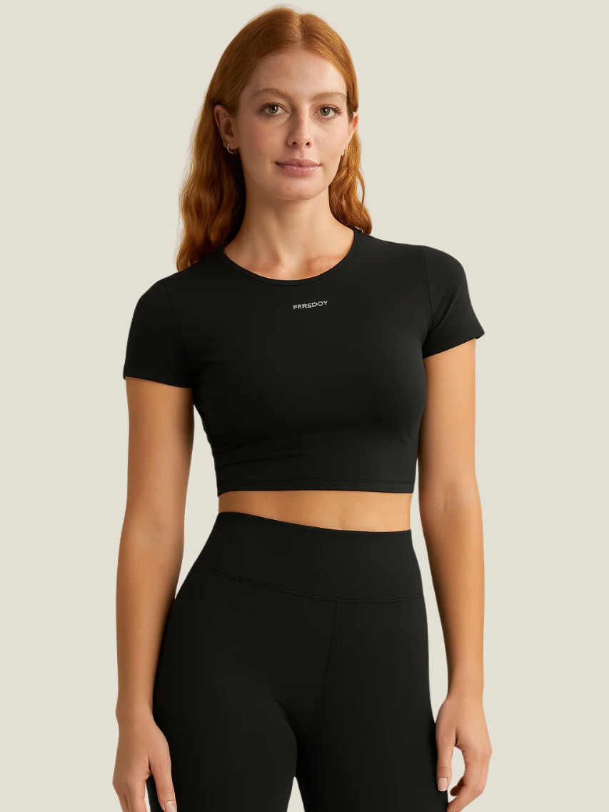 FREDDY Short Sleeve T-Shirt | Black | S25WTWT13N-