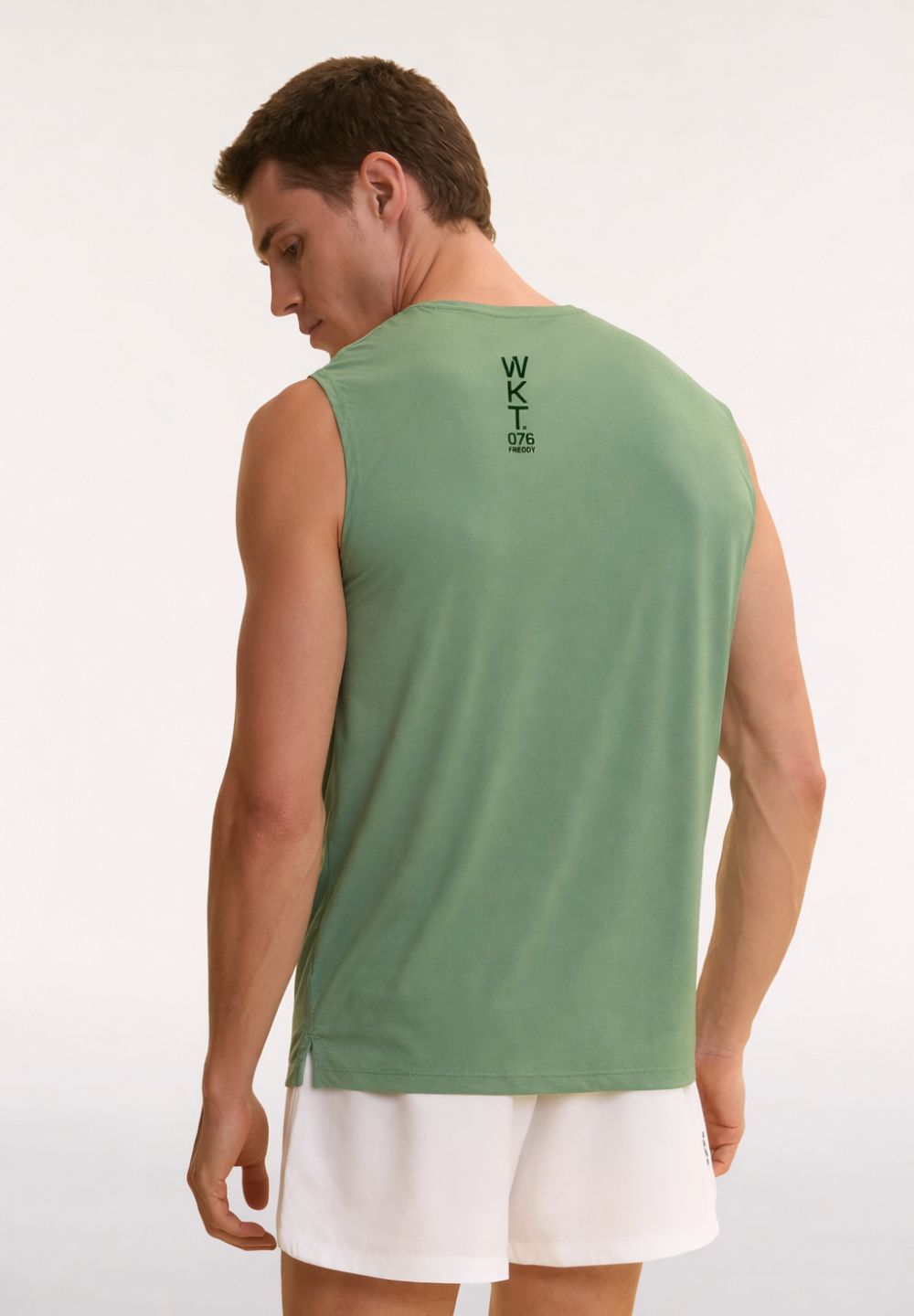 FREDDY MEN Sport Tanktop | Trasl.Hedge Green | S26MSPK1V102-