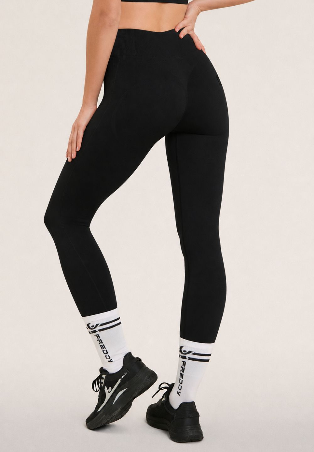 FREDDY Seamless Sport Leggings 7/8 | Black | S26WSMP1N-