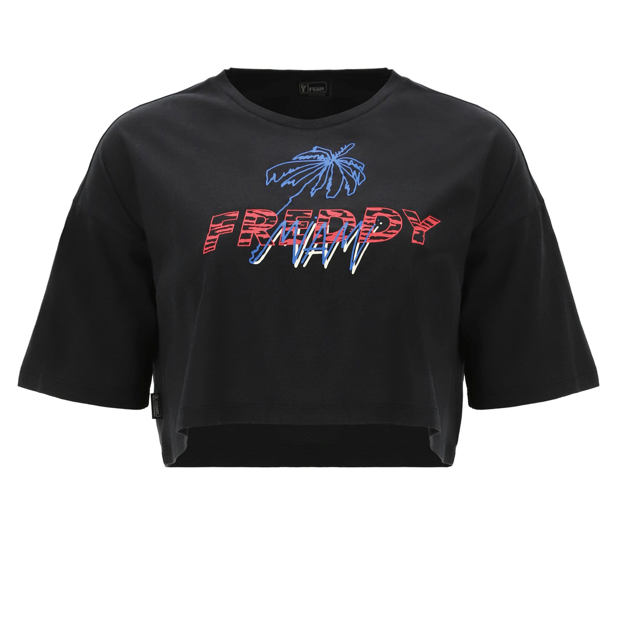 FREDDY Short Sleeve T-Shirt | Black | S2WTWT3N-