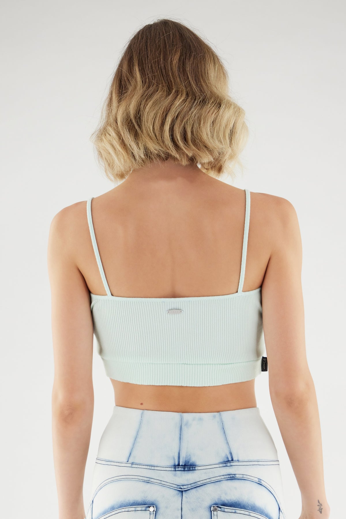 FREDDY Cropped Top | Fair Aqua | S2WWSTC2D92-