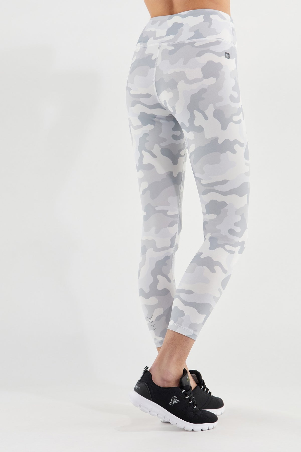 FREDDY Superfit Sport Leggings 7/8 | Gray Camouflage