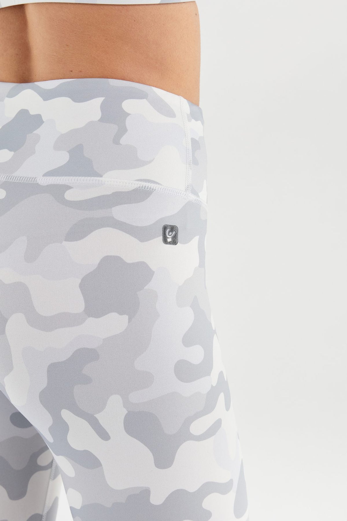 FREDDY Superfit Sport Leggings 7/8 | Gray Camouflage