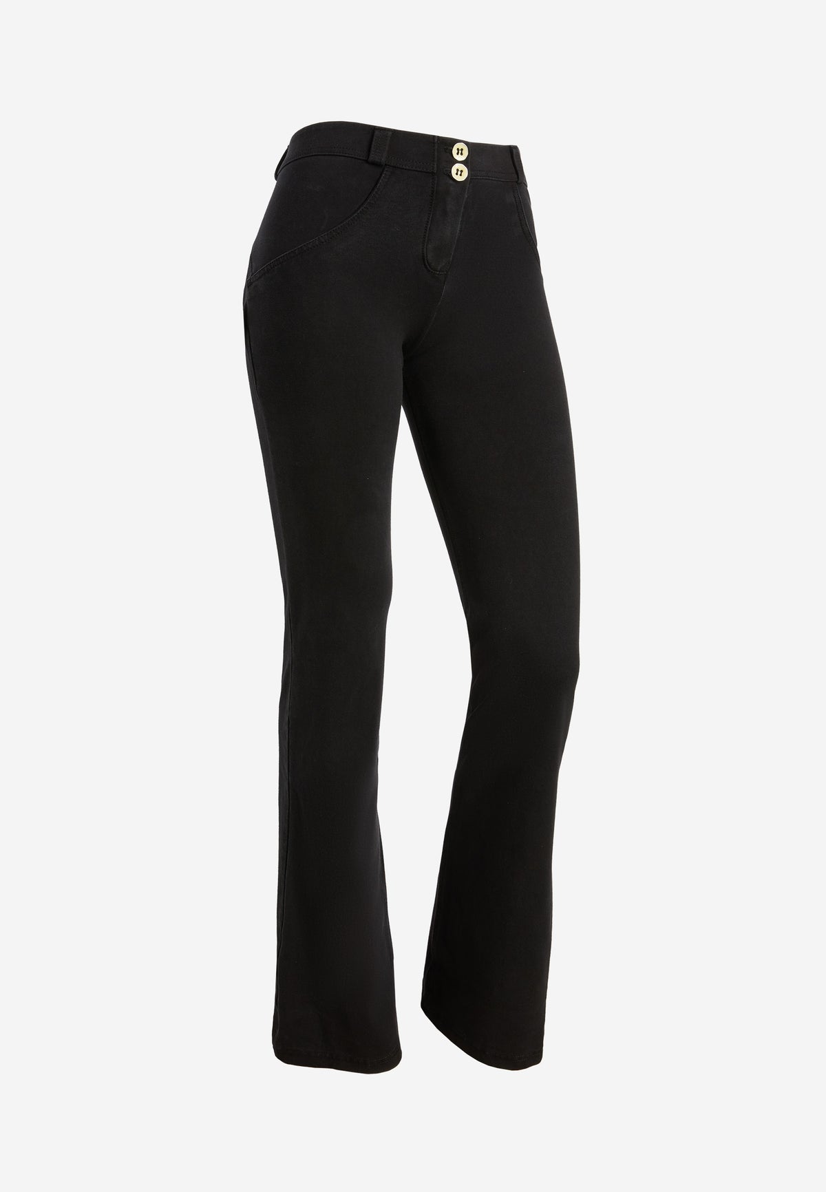 FREDDY Trousers | Black Jeans-seams on tone | WRUP11RC002ORGJ7N-