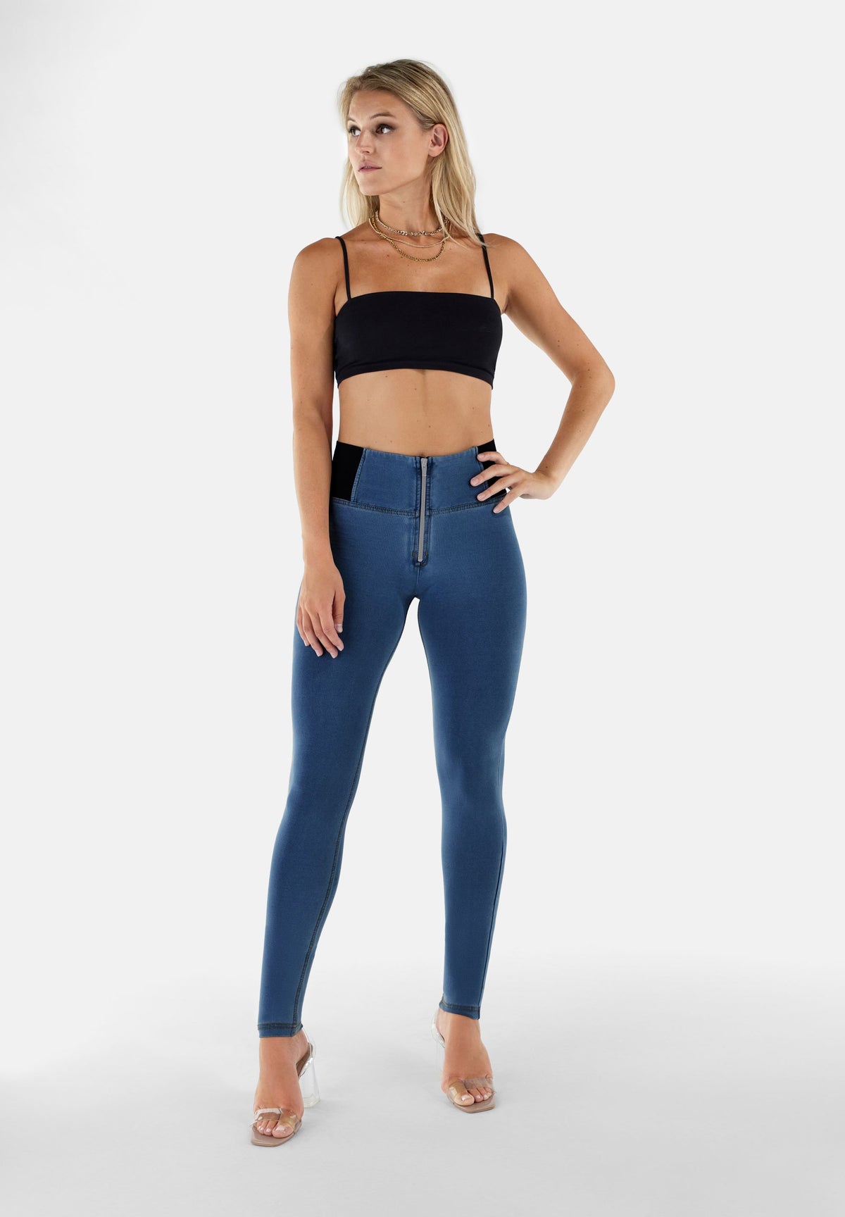 FREDDY WR.UP® Shaping Pants | Jeans chiaro-cuciture Beige | WRUP1HS259J4Z-