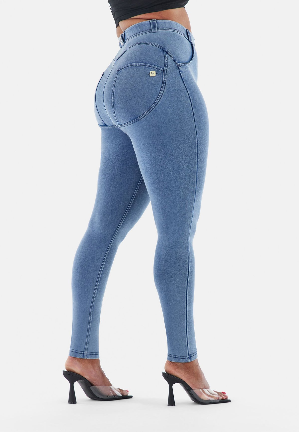 FREDDY WR.UP® Push-Up-Pants - Curvy | Light Blue Jeans - Light Blue Seams | WRUP1RC002NSJ4B-