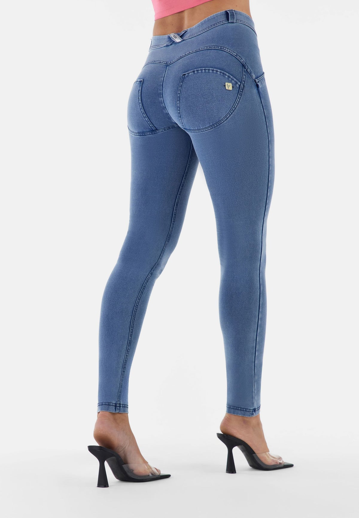 FREDDY WR.UP® Shaping Pants | Light Blue Jeans - Light Blue Seams