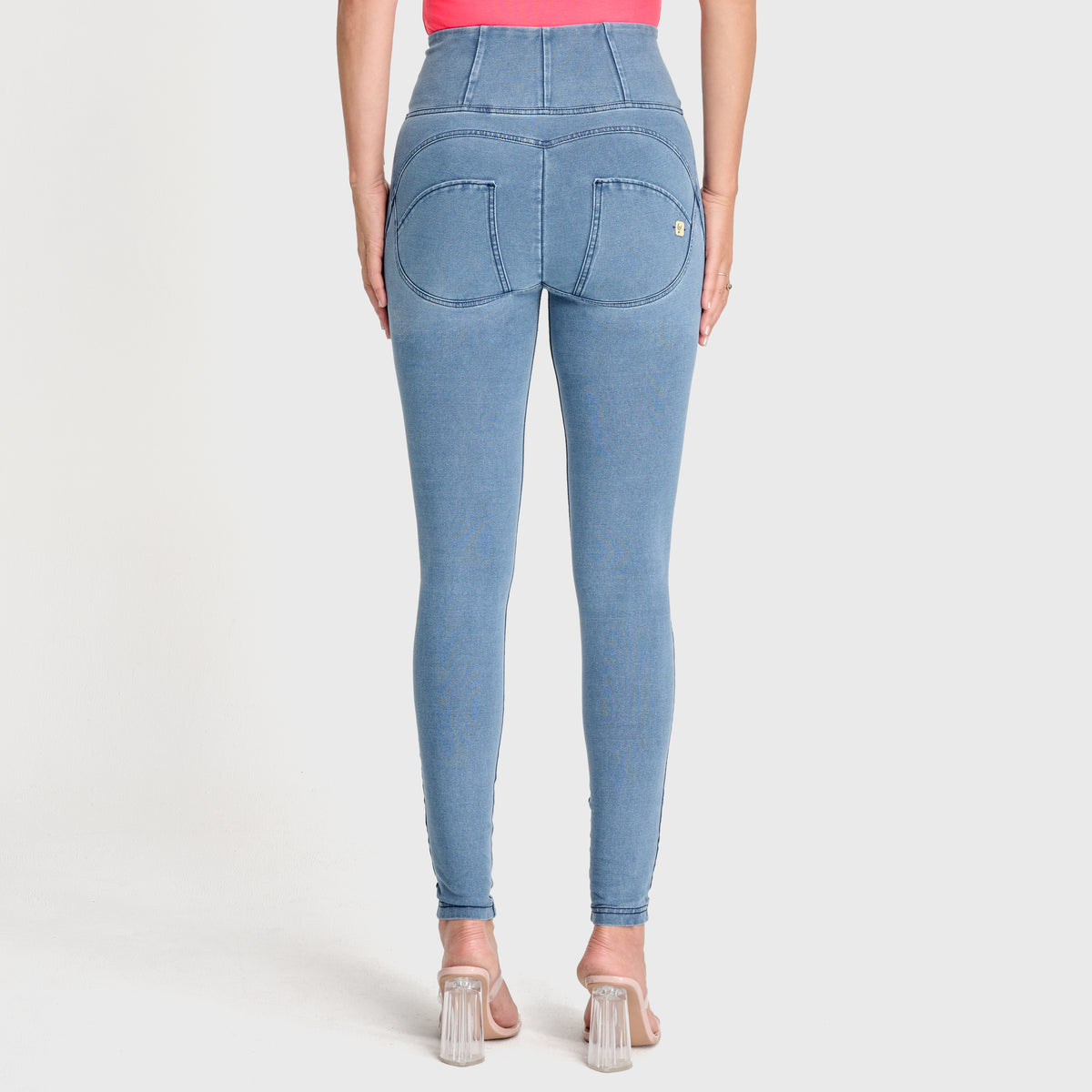 FREDDY WR.UP® Shaping Pants | Light Blue Jeans - Light Blue Seams