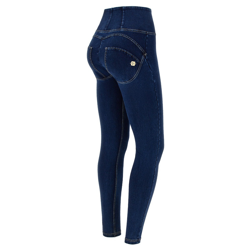 FREDDY WR.UP® Shaping Pants | Dark Jeans - White Seams