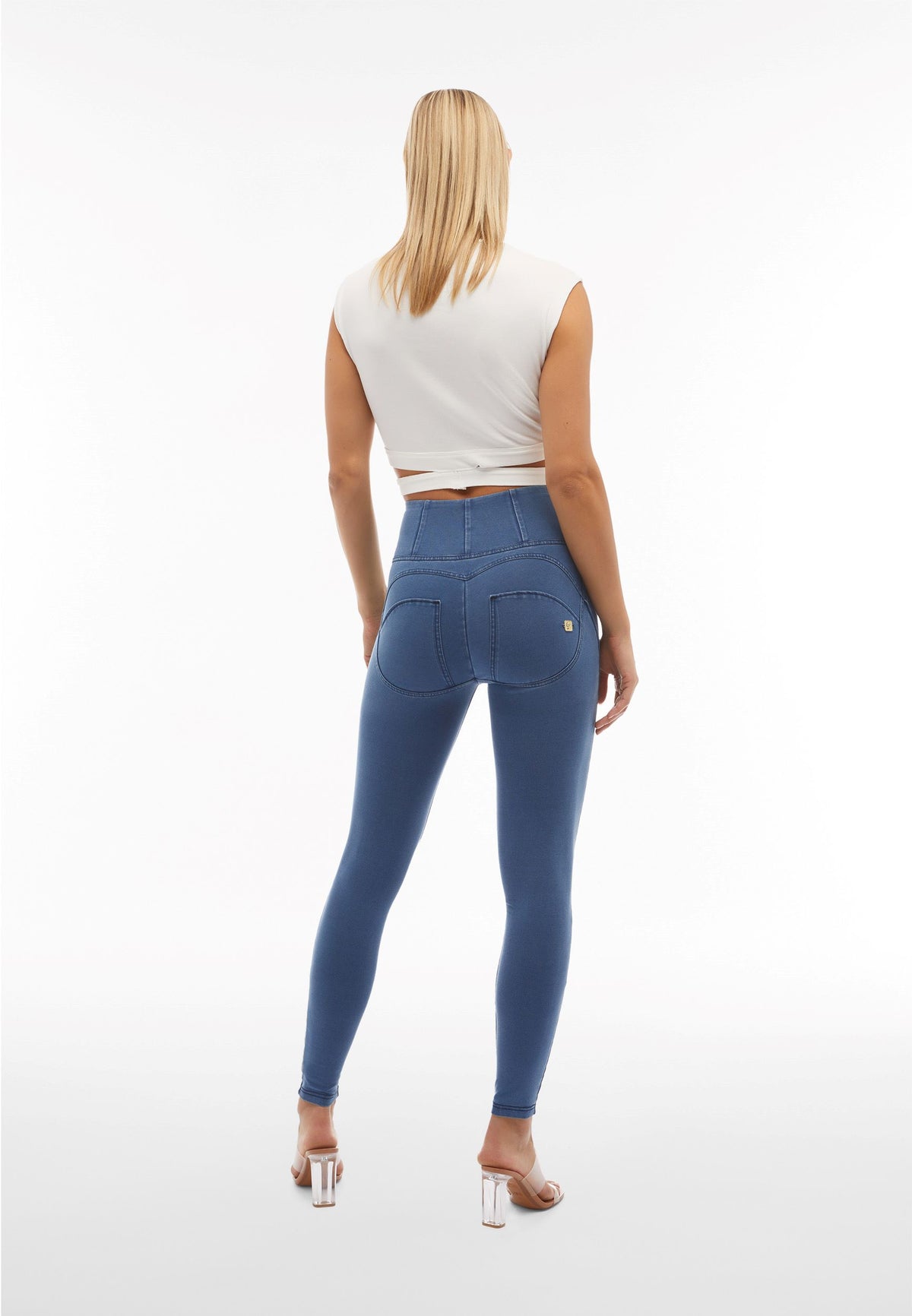 FREDDY WR.UP® Shaping Pants | Light Blue Jeans - Light Blue Seams