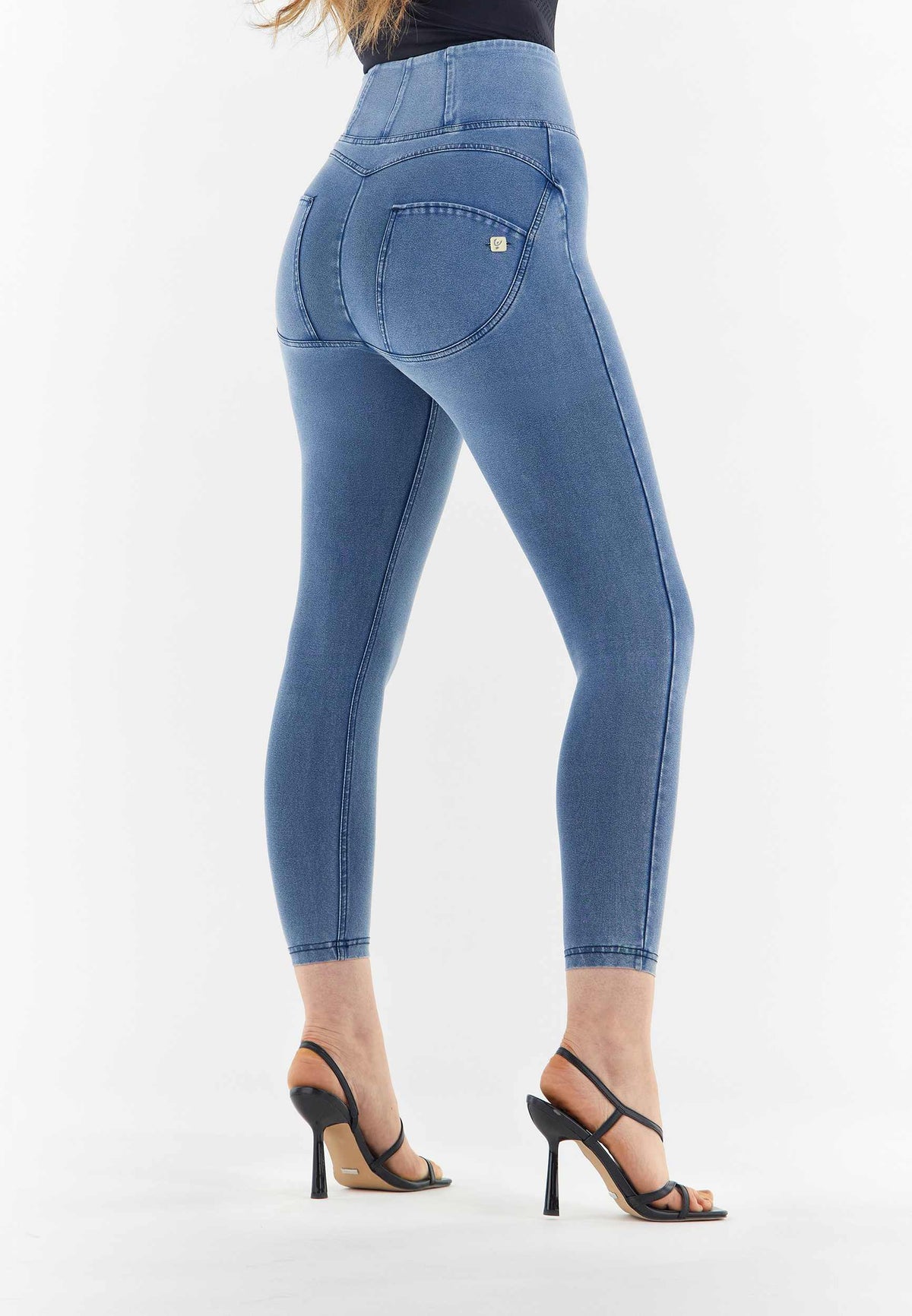 FREDDY WR.UP® Shaping Pants Curvy | Light Blue Jeans - Light Blue Seams