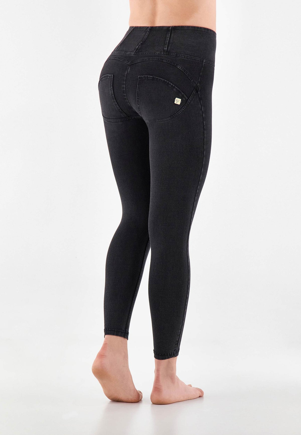 FREDDY WR.UP® Push-Up-Pants 7/8 | Black Jeans-seams on tone | WRUP4HC002ORGJ7N-