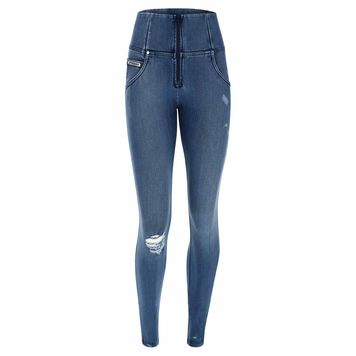 FREDDY WR.UP® SNUG Shaping Pants | Light Blue Jeans - Light Blue Seams