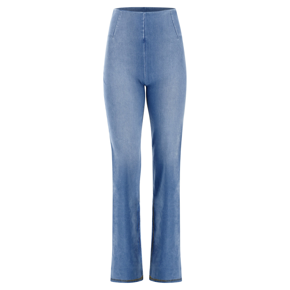 FREDDY WR.UP® SNUG Shaping Pants | Light Blue Jeans - Yellow Seams | WRUPSNUG24HS278J79Y-