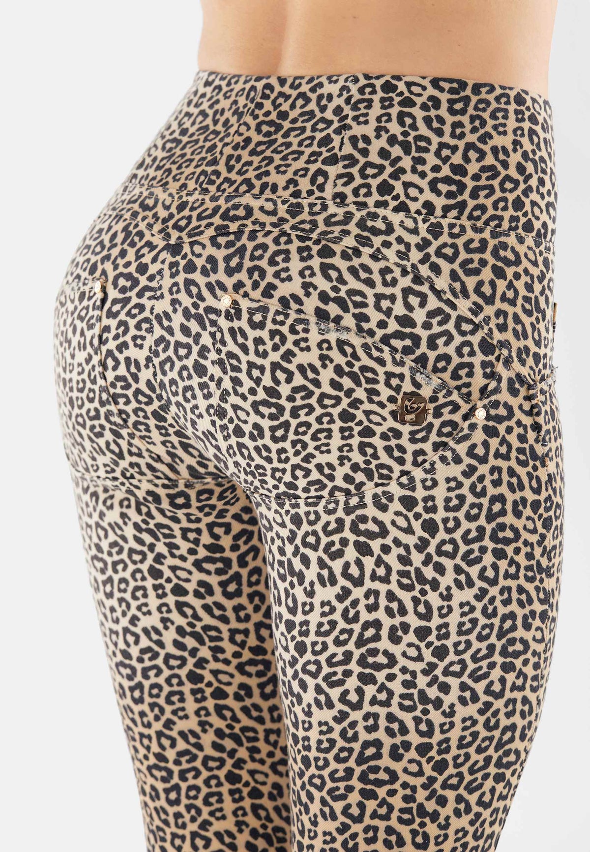 FREDDY WR.UP® SNUG Shaping Pants | Leo Print Beige | WRUPSNUG2HF312ANI65