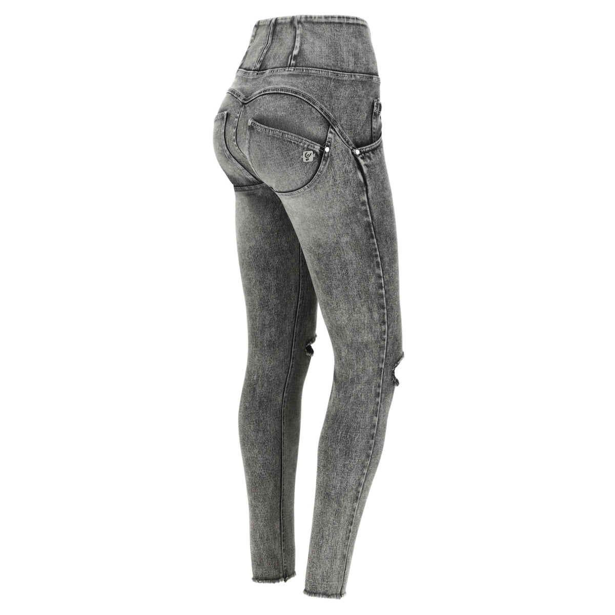 FREDDY WR.UP® SNUG Shaping Pants | Washed Jeans - Gray Seams