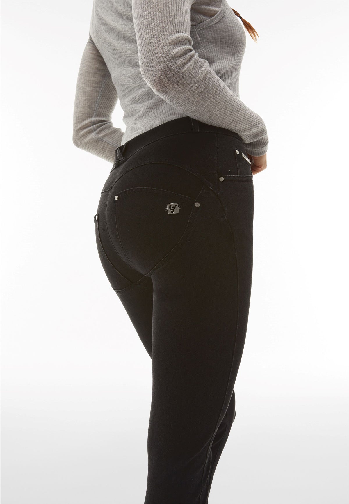 FREDDY WR.UP® SNUG Shaping Pants | Black Jeans - Black Seams