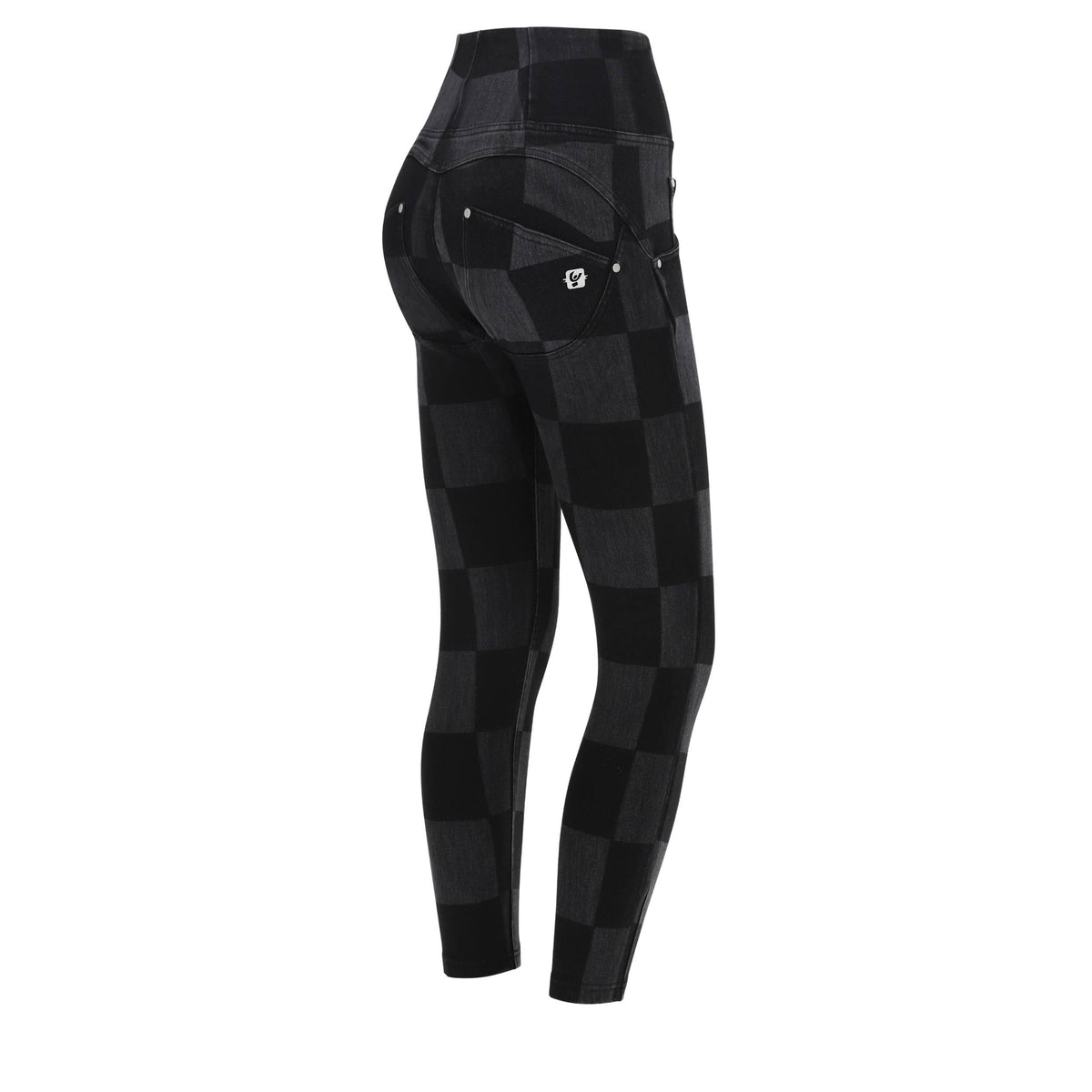 FREDDY WR.UP® SNUG Shaping Pants 7/8 | Black Check | WRUPSNUG4HF206NN8-