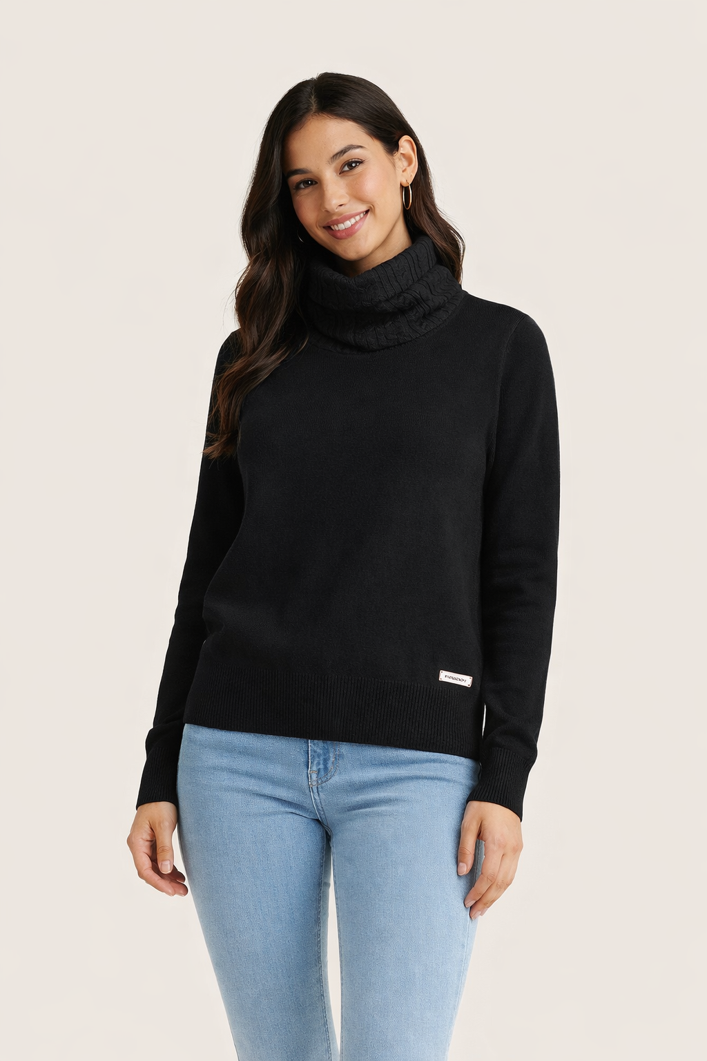 FREDDY Sweatshirt | Black | F4WEMMAN