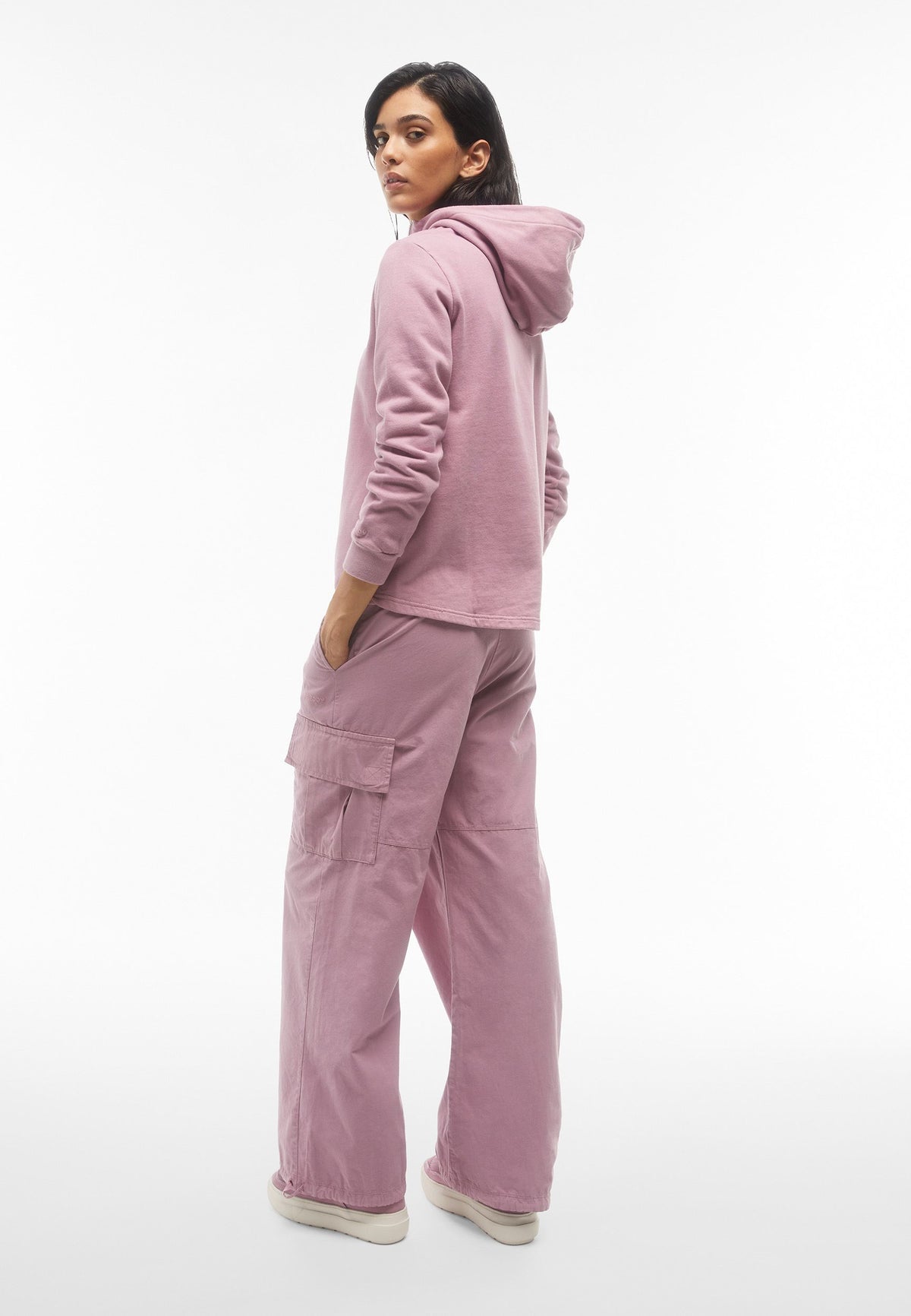 FREDDY Classic Cargo Pants | Trasl.Dusky Orchid Direct Dyed | HAILEYF301P117X-