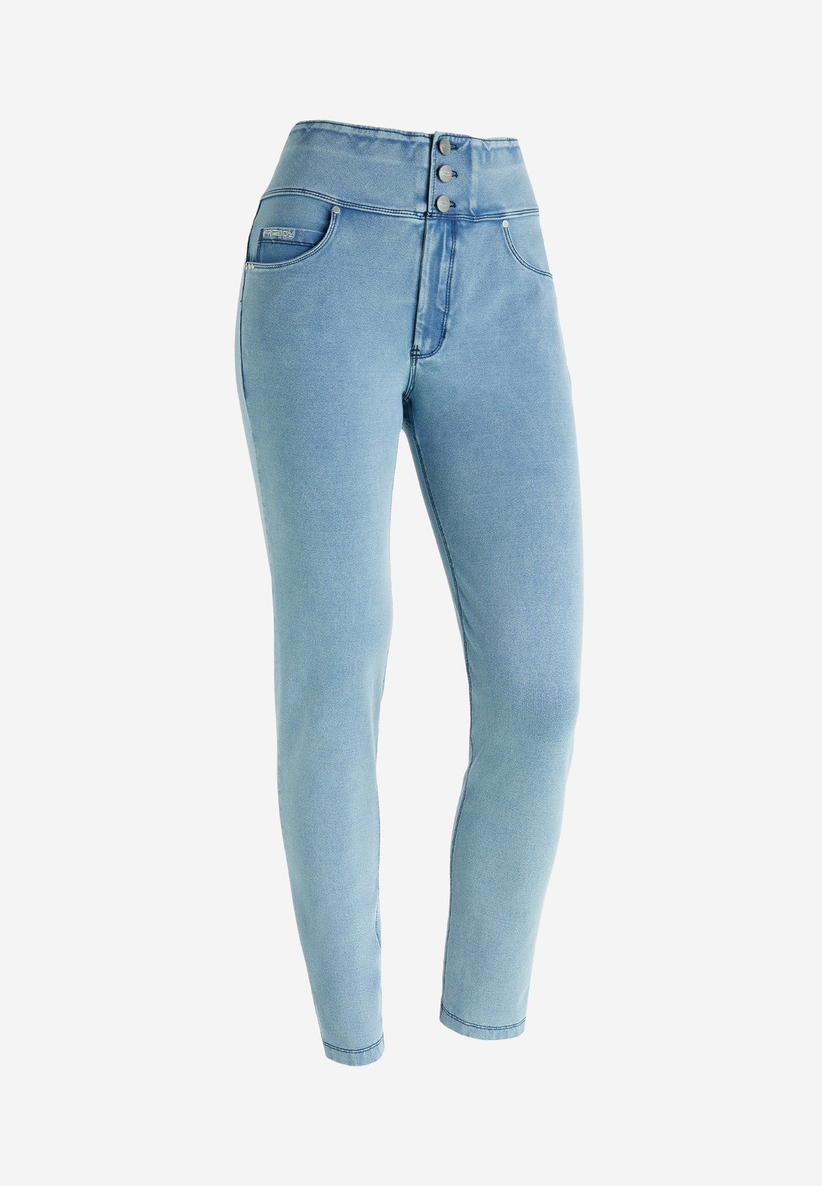 FREDDY N.O.W.® Pants | Jeans Bleu clair - Blue Seams | NOW1HC002ORGJ107B