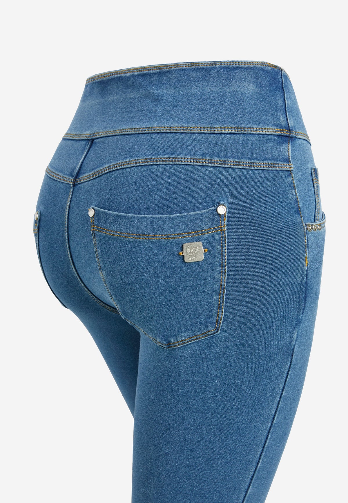 FREDDY N.O.W.® Pants | Light Blue Jeans - Light Blue Seams