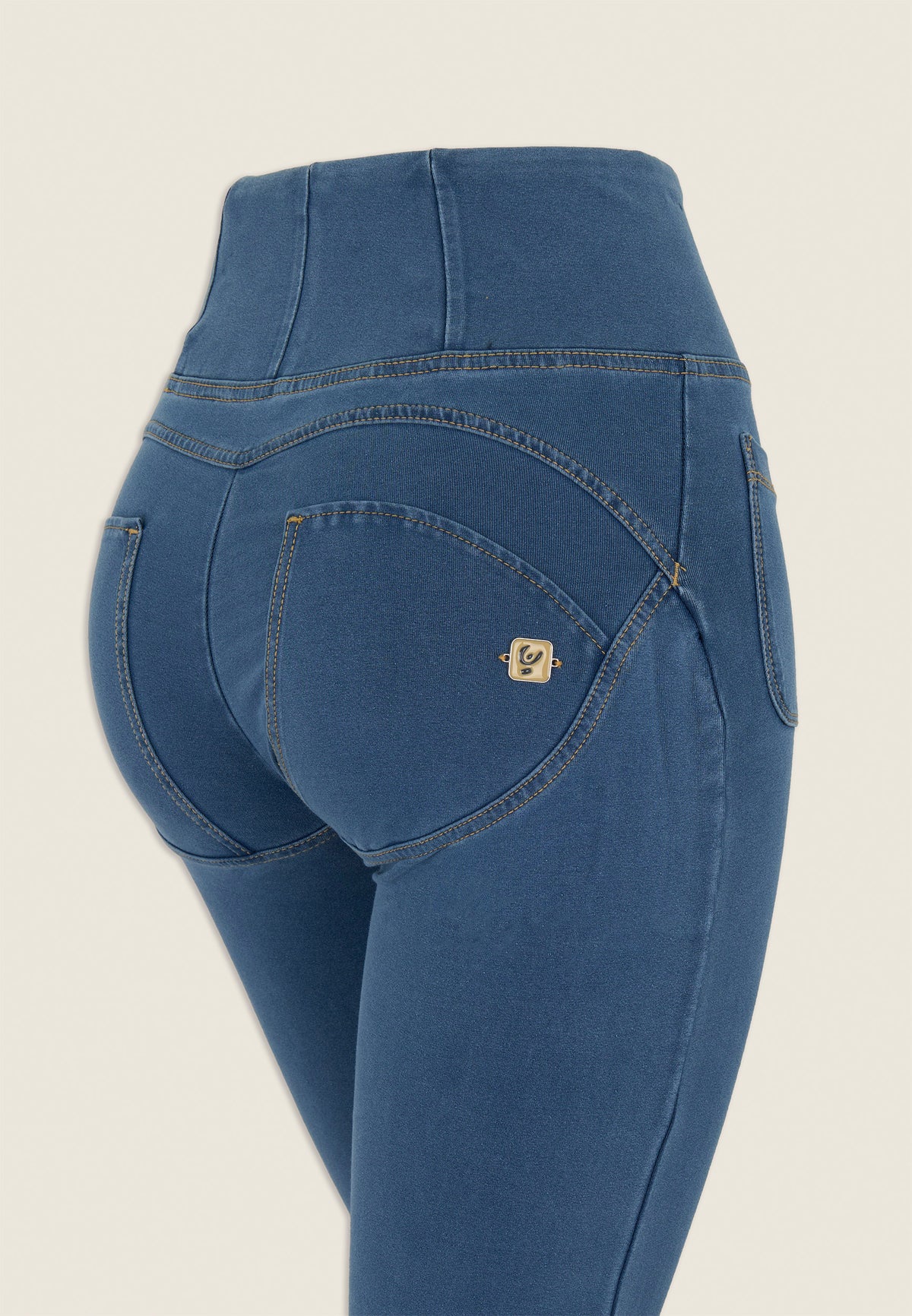 FREDDY Trousers | Jeans chiaro-cuciture Beige | WRUP11HF250J4Z-
