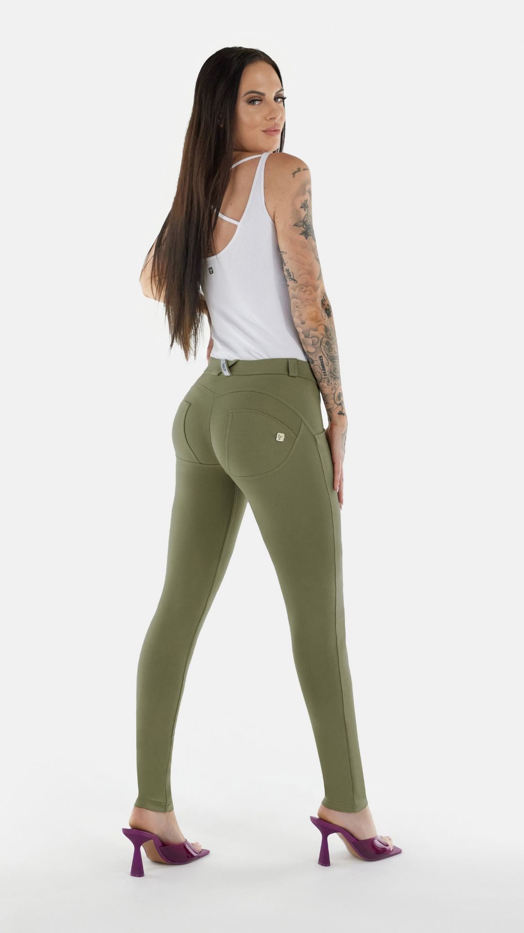 FREDDY WR.UP® Shaping Pants | Olive Green | WRUP1RC001ORGV135